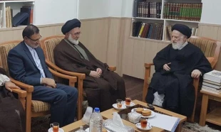 ديدارنماينده ولي فقيه در امور حج و زيارت با مراجع عظام تقليد 