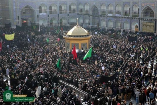 عزاداراي روز شهادت امام رضا در حرم رضوي تصاوير