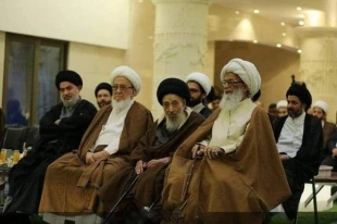 حضور دو مرجع تقليد در افتتاحيه مدرسه دارالعلم
