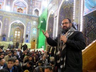 سخنران بعثه در كربلا: ثروت، خوشبختي و سعادت نمي‌آورد