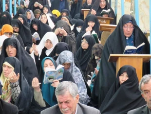  دعاي ندبه در خيمه گاه امام حسين(ع) به روايت تصوير