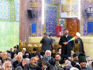 سخنران بعثه در كربلا: ثروت، خوشبختي و سعادت نمي‌آورد