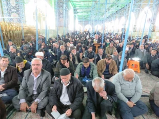  دعاي ندبه در خيمه گاه امام حسين(ع) به روايت تصوير
