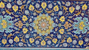 جلوه‌های اصیل هنر ایرانی در صحن جمهوری اسلامی حرم رضوی گزارش تصویری