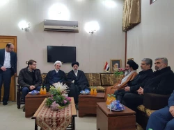 حضور توليت آستان قدس رضوي در جمع خادمان ستاد بازسازي عتبات سوريه