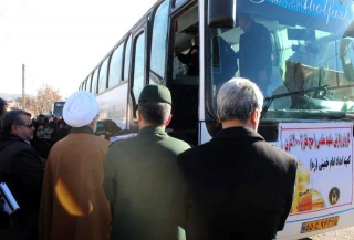 اعزام آخرین کاروان مددجویان به کربلا در سال۹۶