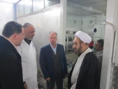 بازديد مسئول دفتر نمايندگي بعثه در كاظمين از آشپزخانه طبخ غذاي زائرين