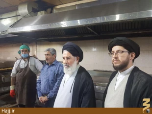 بازديد نماينده بعثه رهبري در نجف از آشپزخانه فدك و المدينه