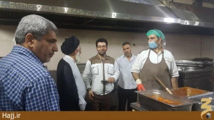 بازديد نماينده بعثه رهبري در نجف از آشپزخانه فدك و المدينه