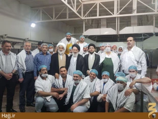 بازديد نماينده بعثه رهبري در نجف از آشپزخانه فدك و المدينه