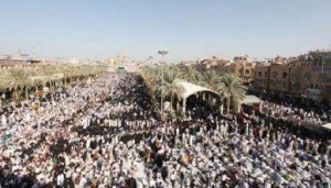 The holy city of Karbala is prepared to welcome pilgrims on the day of Arafah and Eid al-Adha.