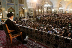 Speech among pilgrims and residents of Mashhad