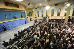 Meeting teachers and education ministry officials