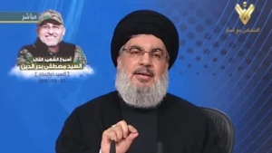 Nasrallah hails Hezbollah s martyred military commander