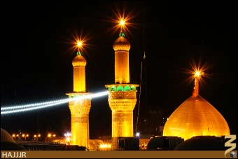 گنبد و گلدسته حرم امام حسين (عليه السلام)