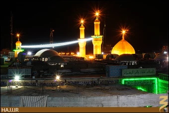 گنبد و گلدسته حرم امام حسين (عليه السلام)
