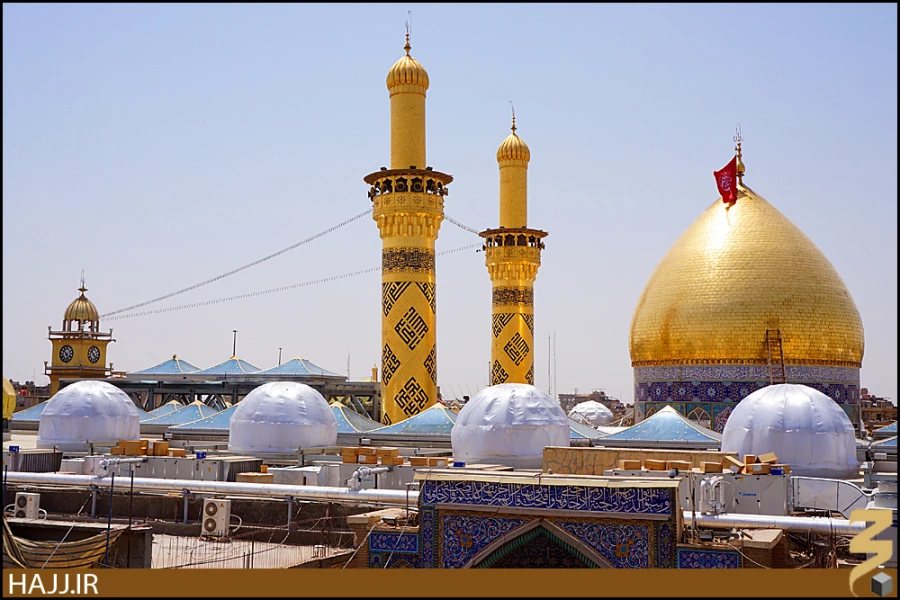 گنبد و گلدسته حرم حضرت عباس (عليه السلام)