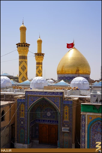 گنبد و گلدسته حرم حضرت عباس (عليه السلام)