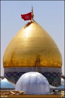 گنبد و گلدسته حرم حضرت عباس (عليه السلام)