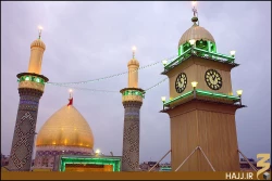 گنبد و گلدسته حرم حضرت عباس (عليه السلام)