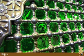 عمليات نصب ضريح جديد امام حسين (عليه السلام)