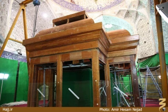 عمليات نجاري ضريح جديد امام حسين (عليه السلام)