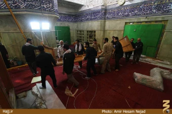 عمليات نجاري ضريح جديد امام حسين (عليه السلام)