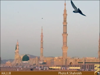 نماي حرم پيامبر (صلي الله عليه و آله) از بقيع