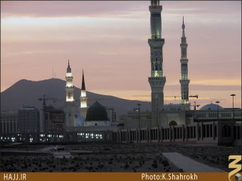 نماي حرم پيامبر (صلي الله عليه و آله) از بقيع