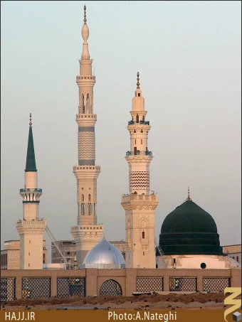 نماي حرم پيامبر (صلي الله عليه و آله) از بقيع