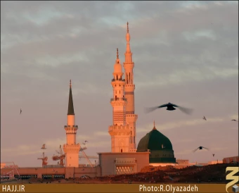 نماي حرم پيامبر (صلي الله عليه و آله) از بقيع