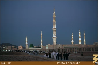 نماي حرم پيامبر (صلي الله عليه و آله) از بقيع