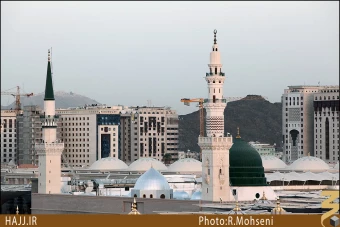 گنبد و گلدسته مسجد النبي