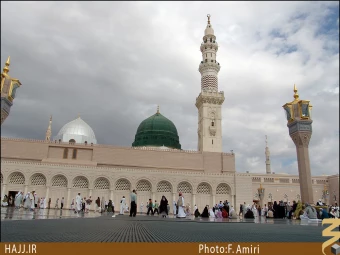 گنبد و گلدسته مسجد النبي