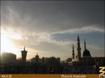 گنبد و گلدسته مسجد النبي