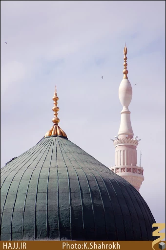 گنبد و گلدسته مسجد النبي
