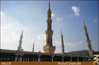 گنبد و گلدسته مسجد النبي