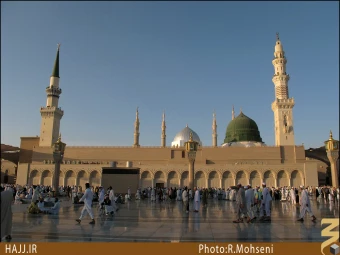 گنبد و گلدسته مسجد النبي