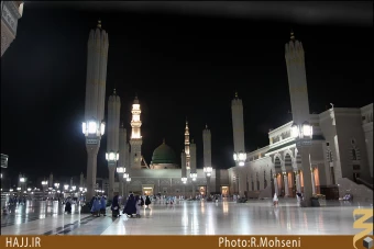 گنبد و گلدسته مسجد النبي
