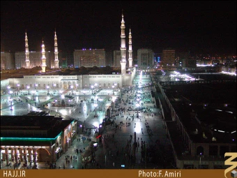 گنبد و گلدسته مسجد النبي
