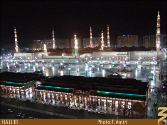 گنبد و گلدسته مسجد النبي