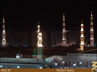 گنبد و گلدسته مسجد النبي