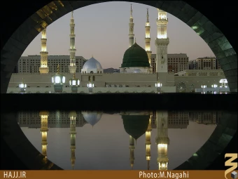 گنبد و گلدسته مسجد النبي