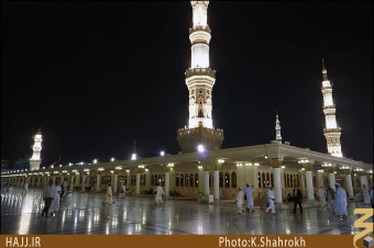 گنبد و گلدسته مسجد النبي