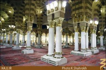 ستون هاي جديد مسجد النبي