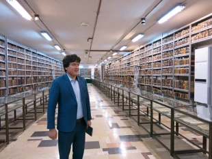 ديدار هيئت حج افغانستان از كتابخانه آيت الله مرعشي تصاوير