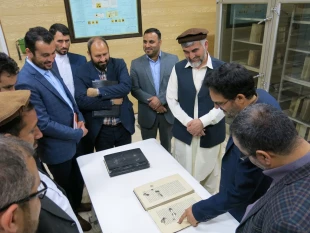 ديدار هيئت حج افغانستان از كتابخانه آيت الله مرعشي تصاوير