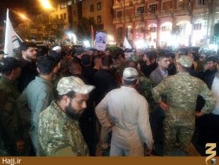 تشييع پيكر فرمانده گردان‌هاي امام علي عراق در كربلا