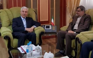 دیدار معاون بین الملل بعثه مقام معظم رهبری با وزیرعلوم، تحقیقات وفناوری