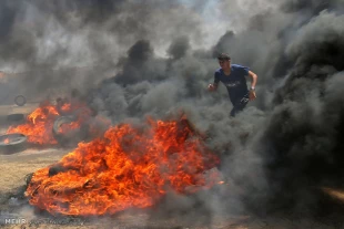 خشم فلسطين در برابر انتقال سفارت امريكا به بيت المقدس  تصاوير
